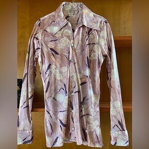 Vintage 1970’s Men’s Button-up Disco Shirt